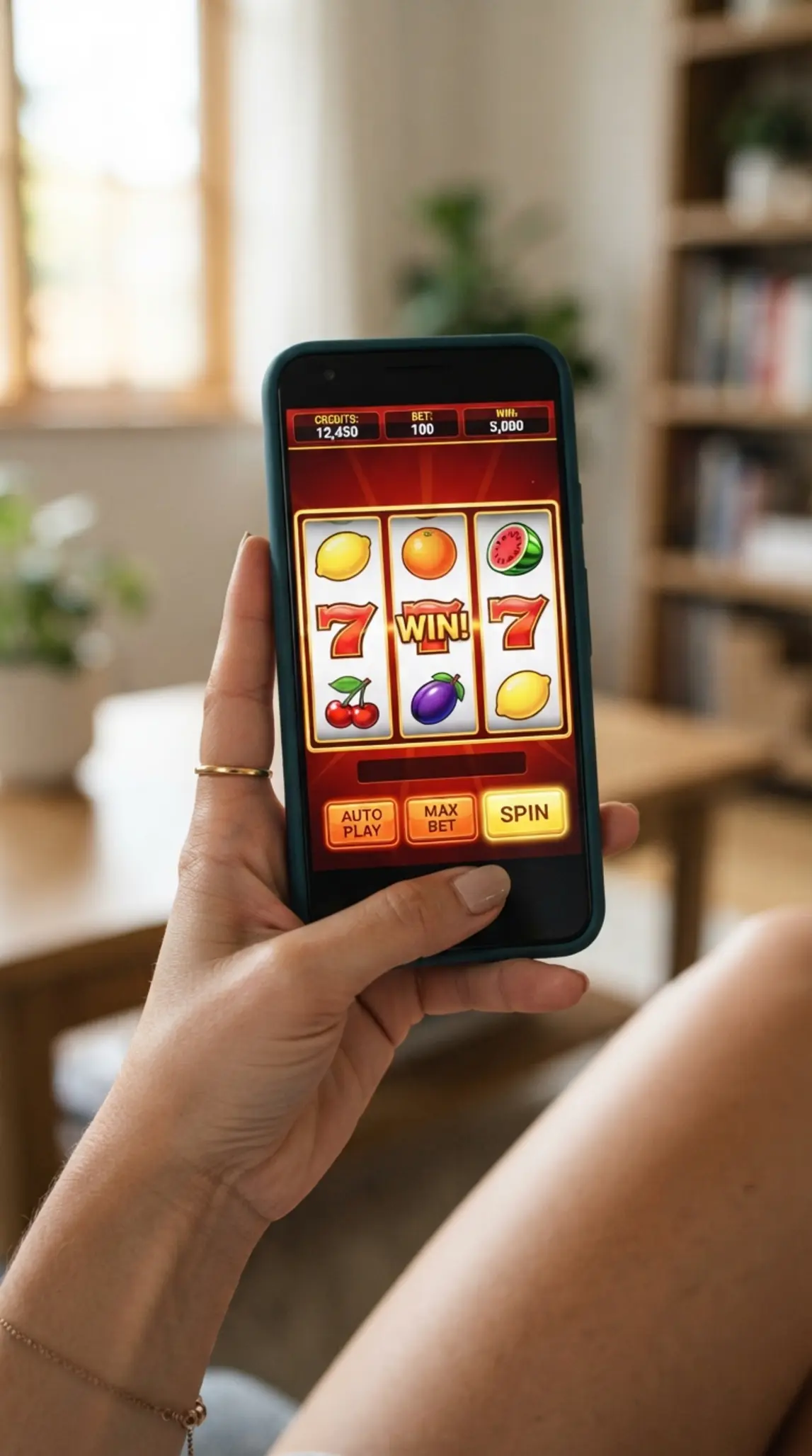 Ultra Hot Deluxe na ekranie smartfona